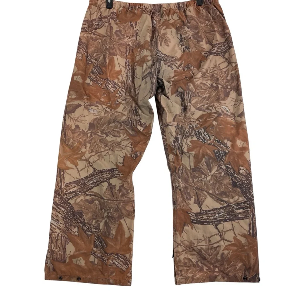 Vtg 10X Mens 2XL Regular Pants Realtree Camo GoreTex RainWear Hunting Outdoor